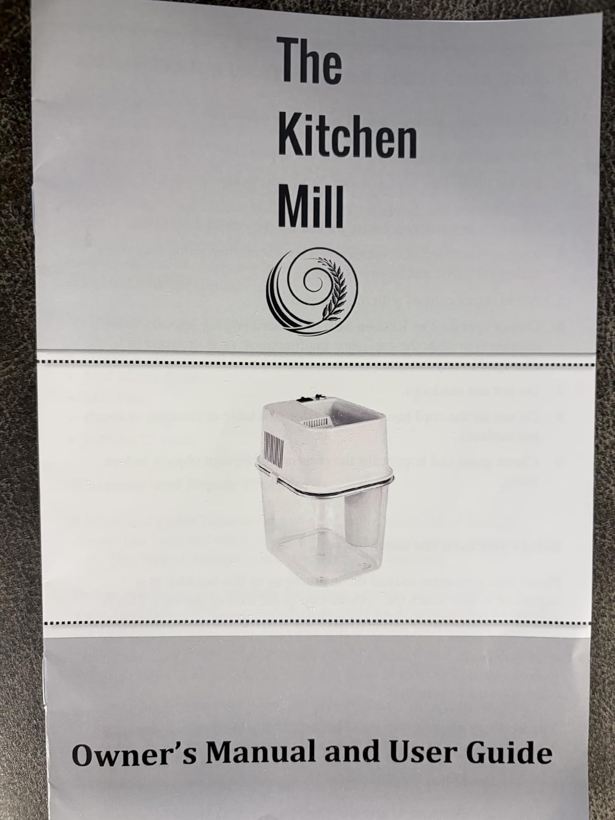 The Wondermill Kitchen Mill - Electric Grain Mill - High Speed Wheat, Corn, & Grain Grinder, Flour Mill - Assembled in the USA - Stainless Steel Milling Chamber customer photo 2