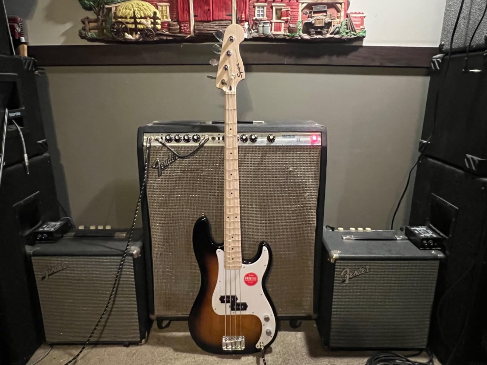 Squier Squier Sonic Precision Bass, California Blue, Maple Fingerboard customer photo 1