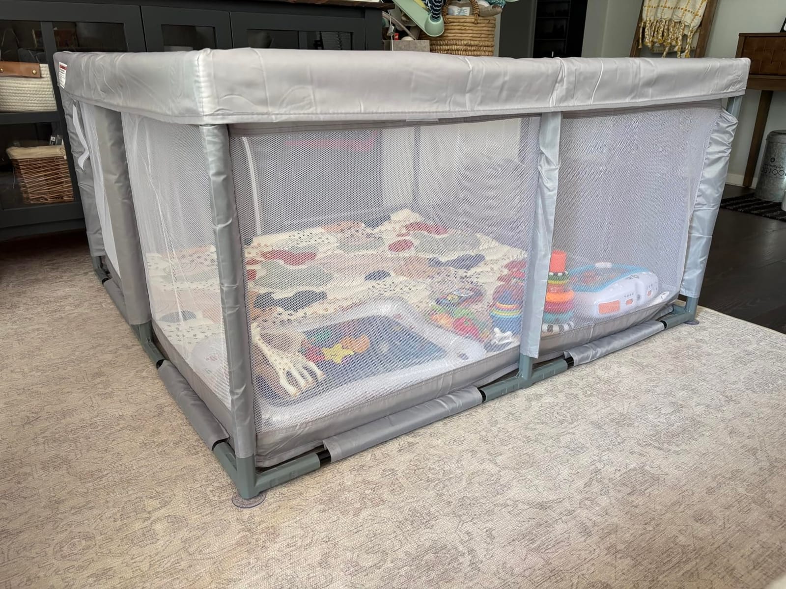Hiaksedt Baby Playpen 50x50 Inch, Play Pens for Babies and Toddlers customer photo 2