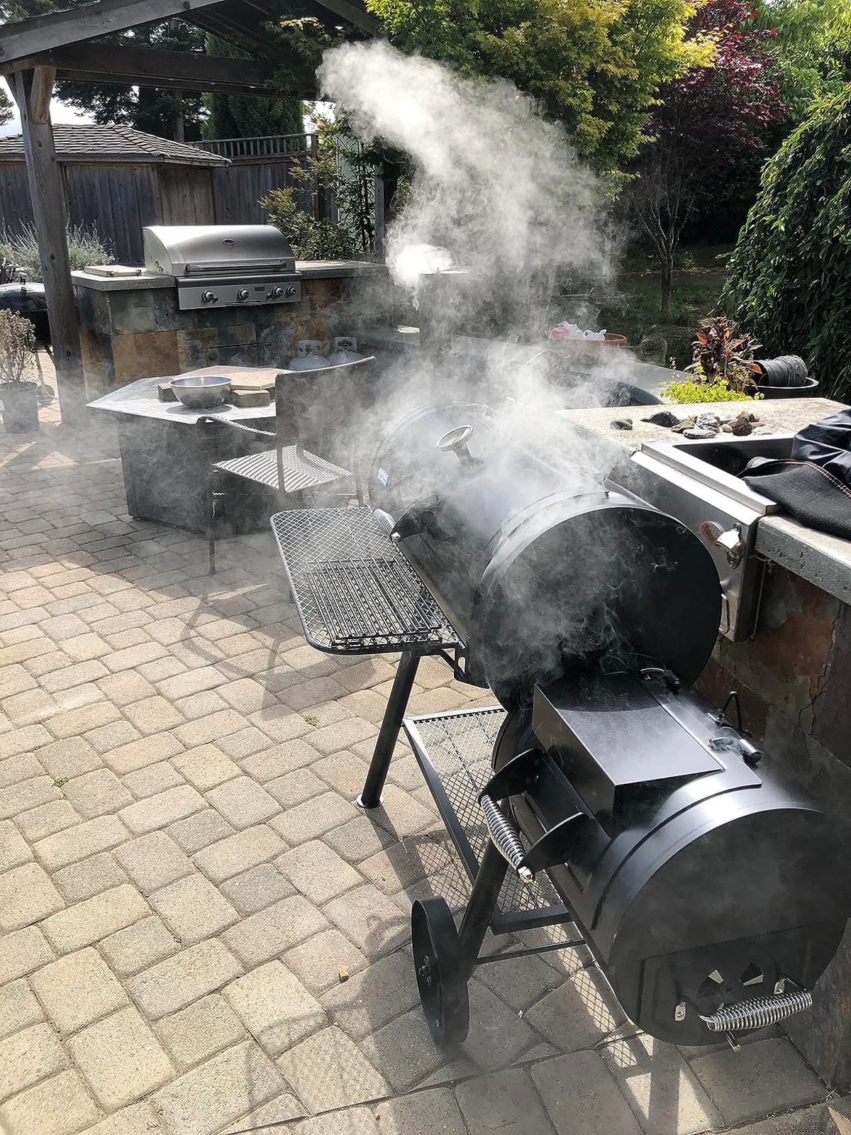 Sophia & William Charcoal Grills with Smoker Large 941 SQ.IN. Cooking Area customer photo 2