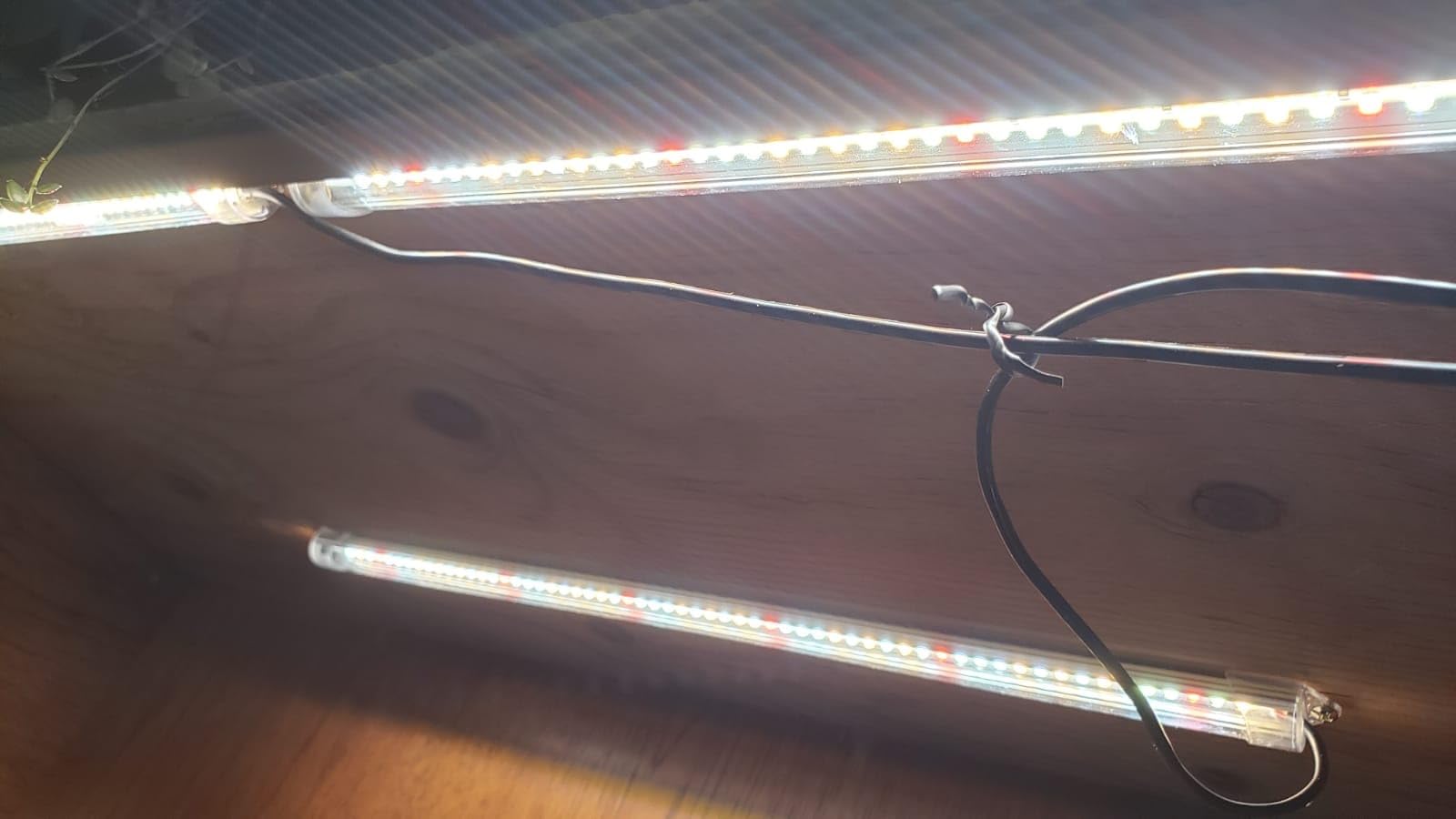 Kullsinss 16in Grow Light Strips, 2-Bar 120 LEDs Full Spectrum Plant Light customer photo 1