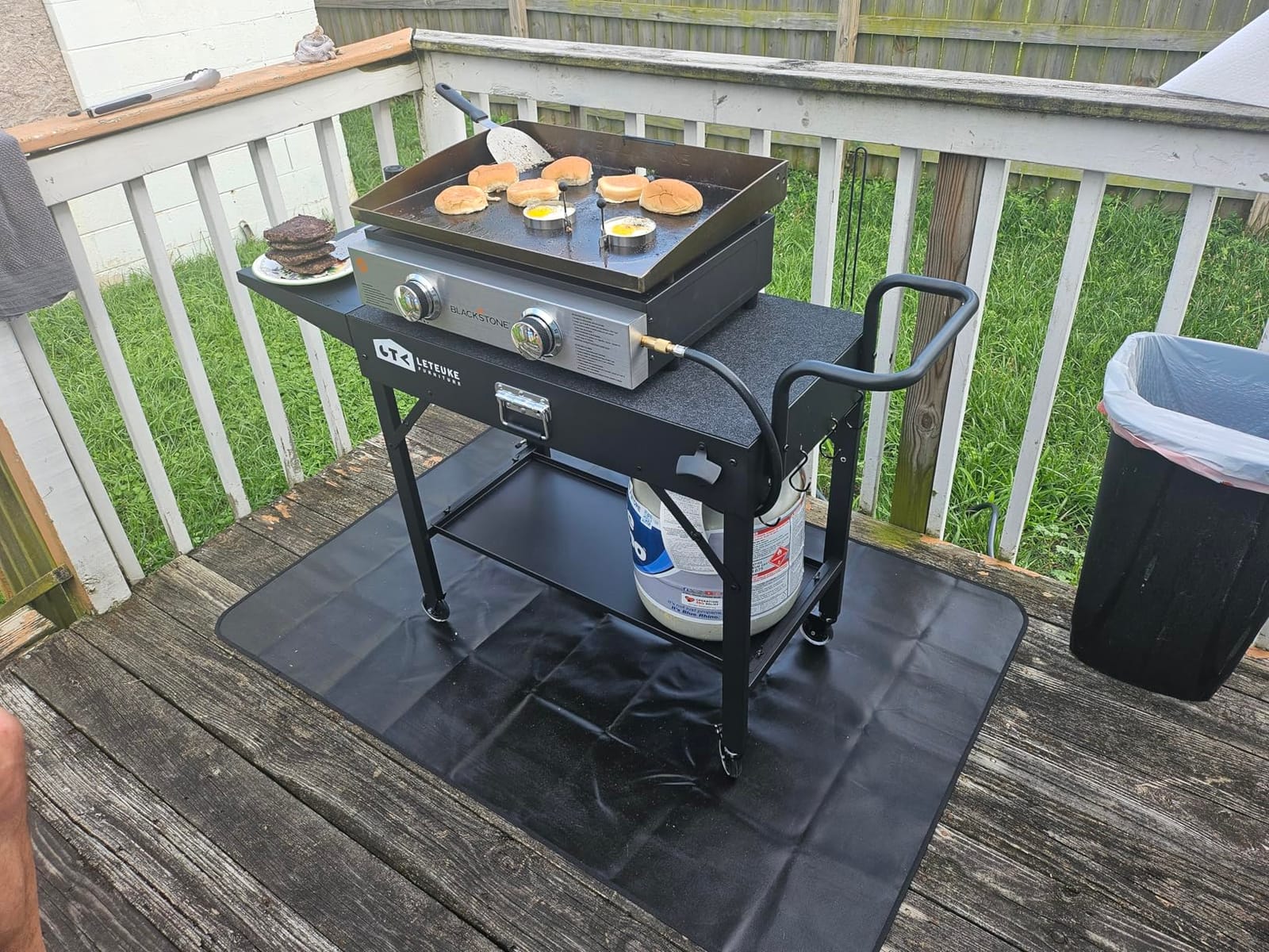 Protebox 60 x 40 inch Under Grill Mats for Outdoor Grill BBQ Deck Protector customer photo 1