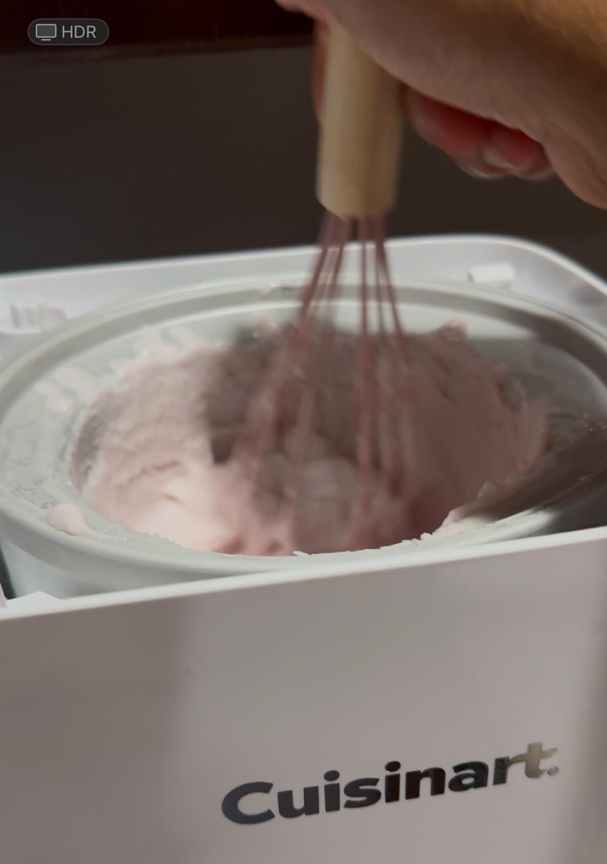 Cuisinart Soft Serve Ice Cream Machine - Mix It In Ice Cream Maker for Frozen Yogurt, Sorbet, Gelato, Drinks 1.5 Quart, White, ICE-48 customer photo 1