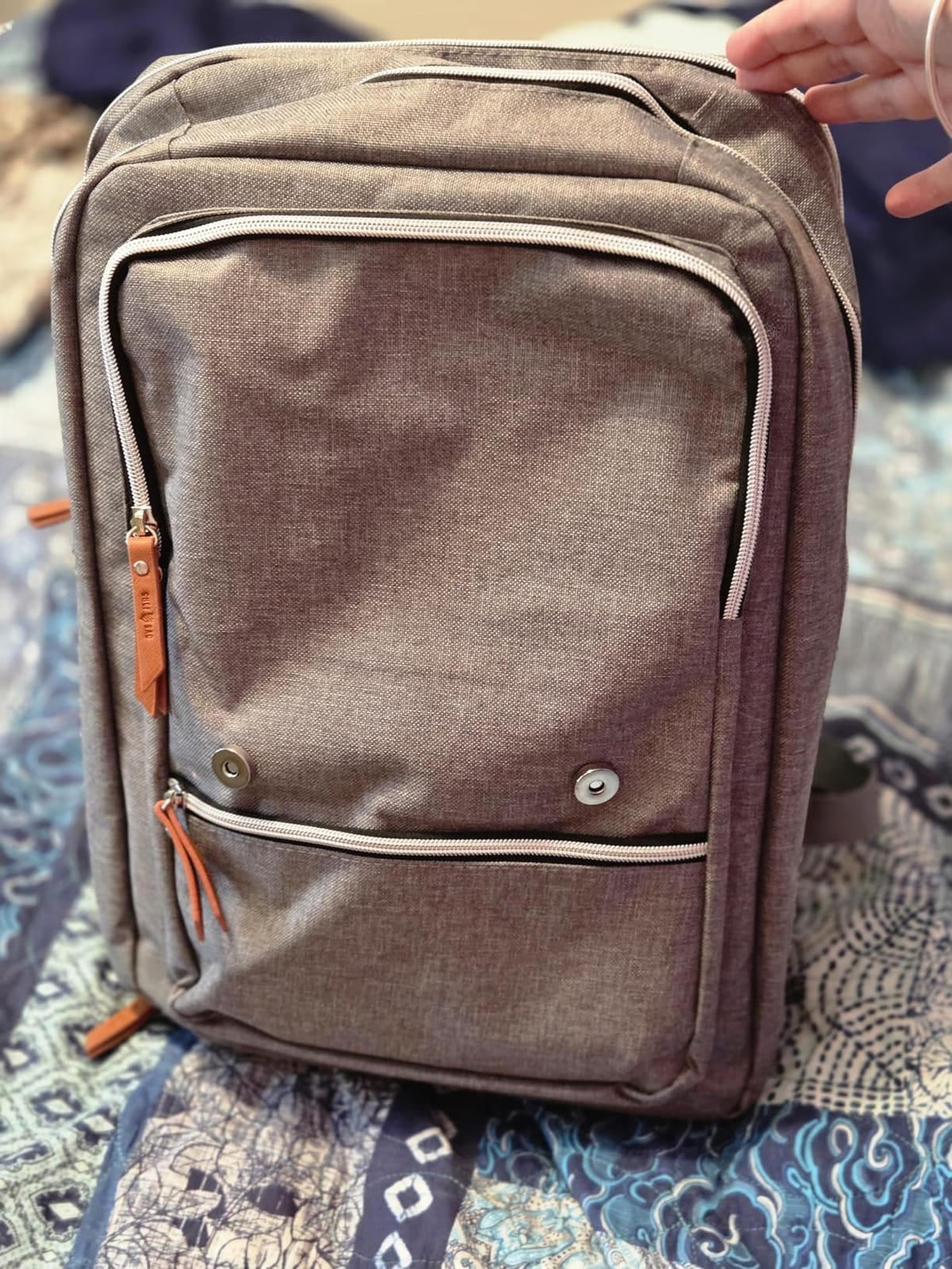 Chef Knife Bag Vintage Backpack VINTAGE, Professional Knife Carrying Case for Chefs & Culinary Students, 30+ Pockets, Holds 10