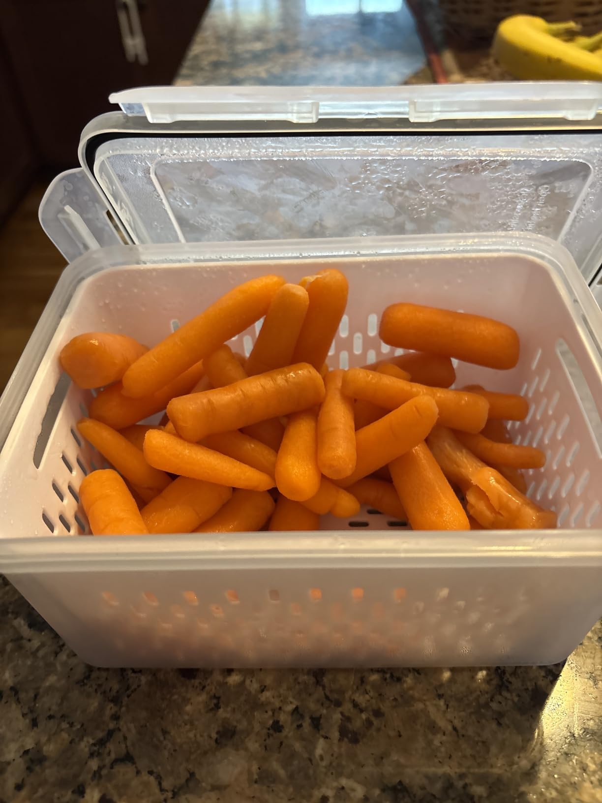 Freshmage Fruit Storage Containers for Fridge with Removable Colander 4 PCS customer photo 2