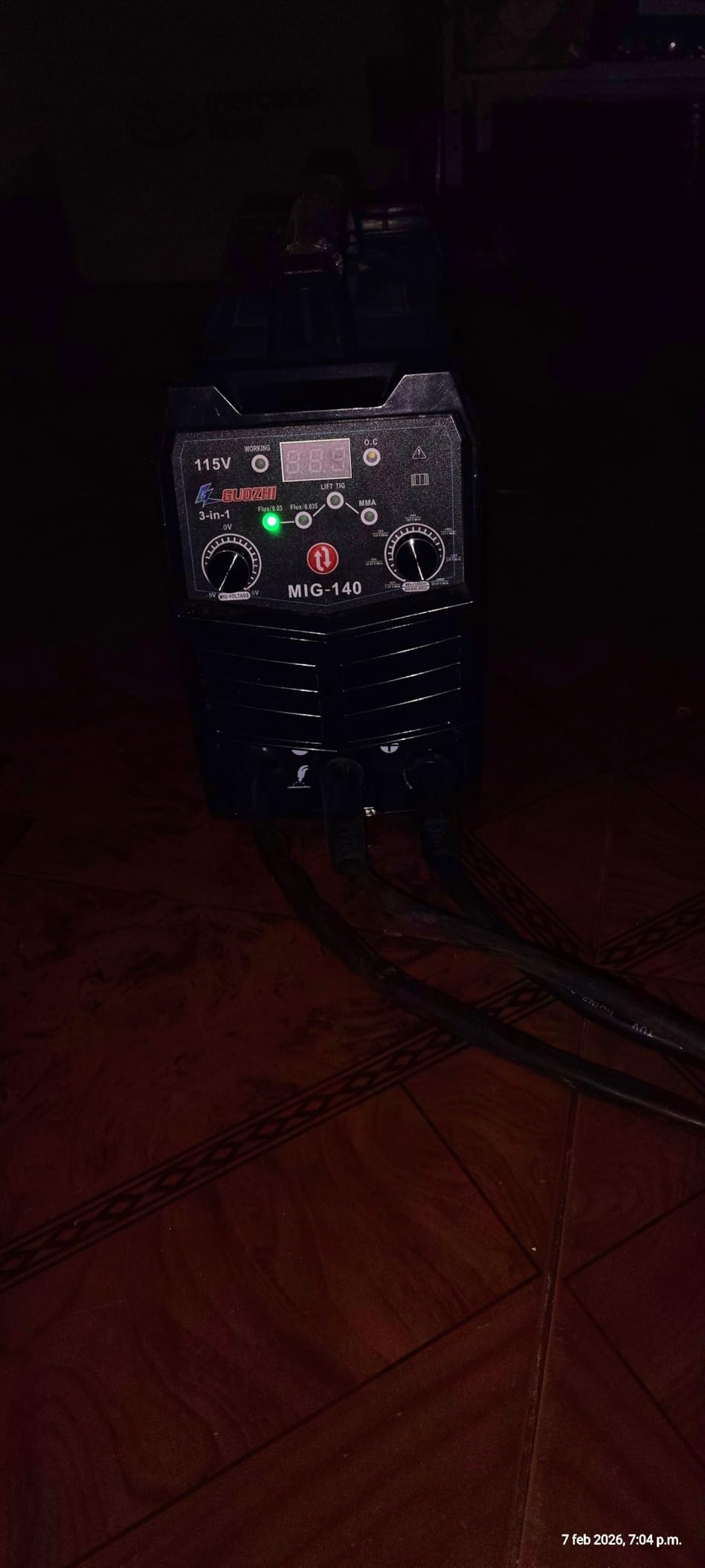 ‌GZ GUOZHI 140A MIG Welder,3-in-1 MIG Welder with FLUX MIG/ARC/Lift TIG Multi-Process,110V Welding Machine,110V Flux Core Welder with Welding Gun(black) customer photo 1