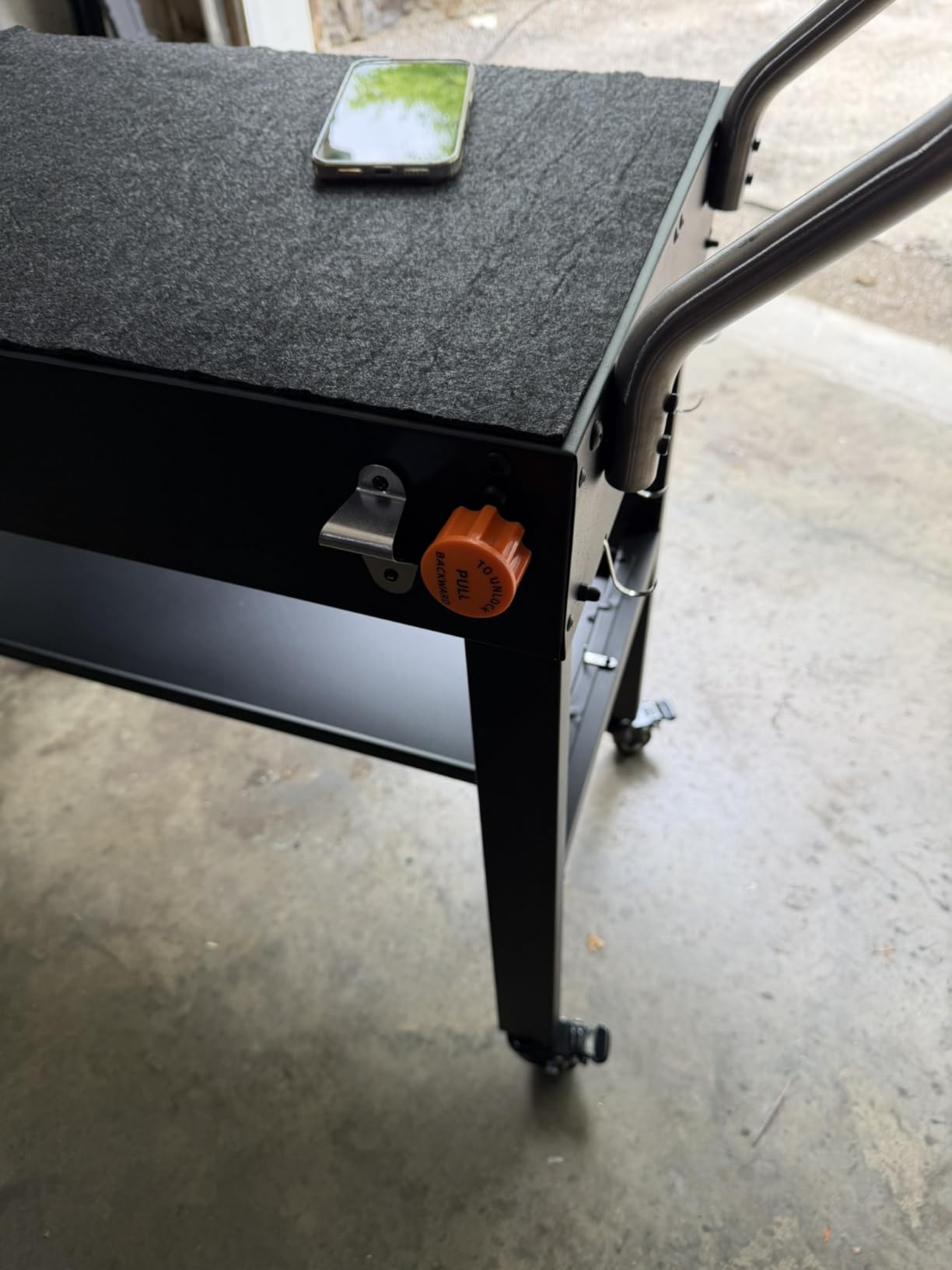 Grill Table for Blackstone Griddle 22 and 17 Inch, Grill Carts Outdoor with Wheels, Heavy-Duty Grill Stand, Foldable Quickly Blackstone Stand Suitable for Travel/Camping and Outdoor Meals customer photo 1
