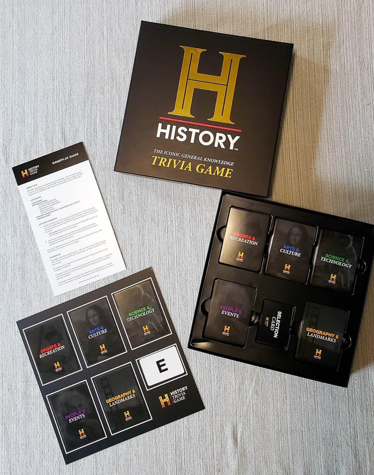 HISTORY Channel Trivia Game – 2000+ General Knowledge Questions | Official HISTORY Channel Trivia Card Game & Party Game for Adults, Families & Board Game Night – Great Gift for Dad & History Buffs customer photo 2