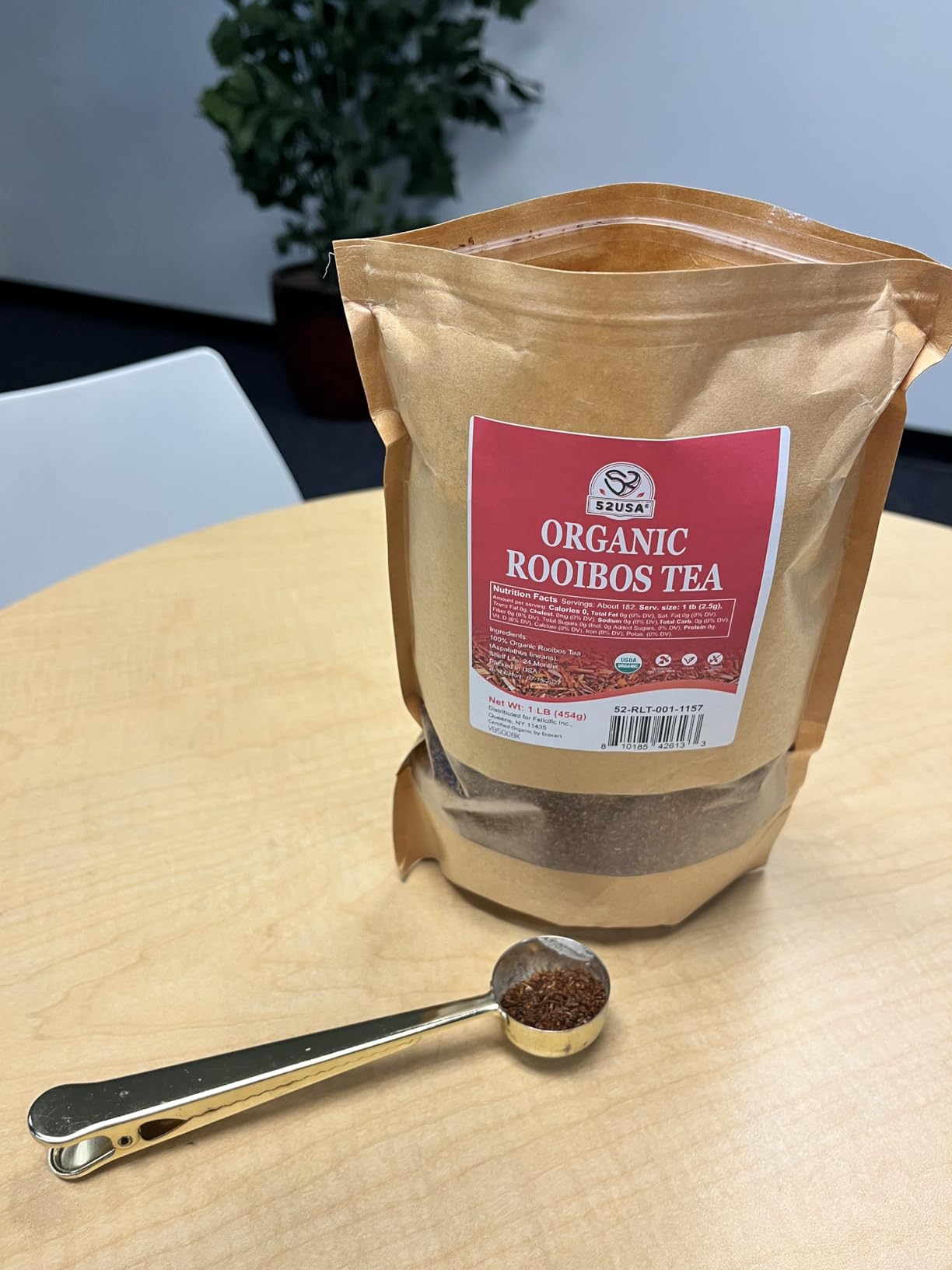 52USA Rooibos Tea Organic, Rooibos Tea Bags, Red Rooibos Tea, 100 Tea Bags | Pure Premium Rooibos Tea, Naturally Sweet Herbal Tea, Caffeine Free Rooibos Tea, Farmed in South Africa, 9oz (250g) customer photo 2