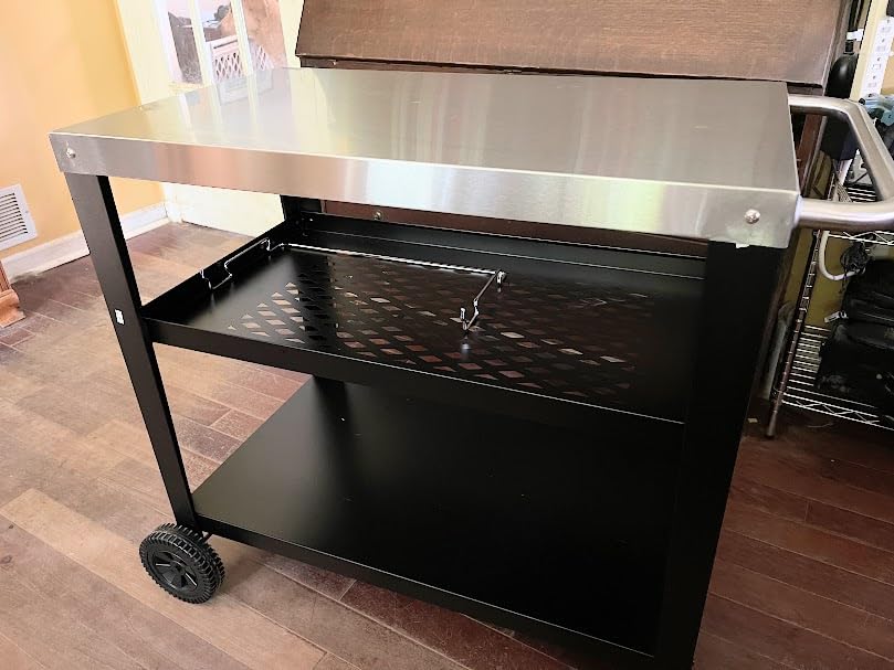 Royal Gourmet PC3404S Movable 3-Shelf Grill Table, Stainless Steel Tabletop customer photo 1
