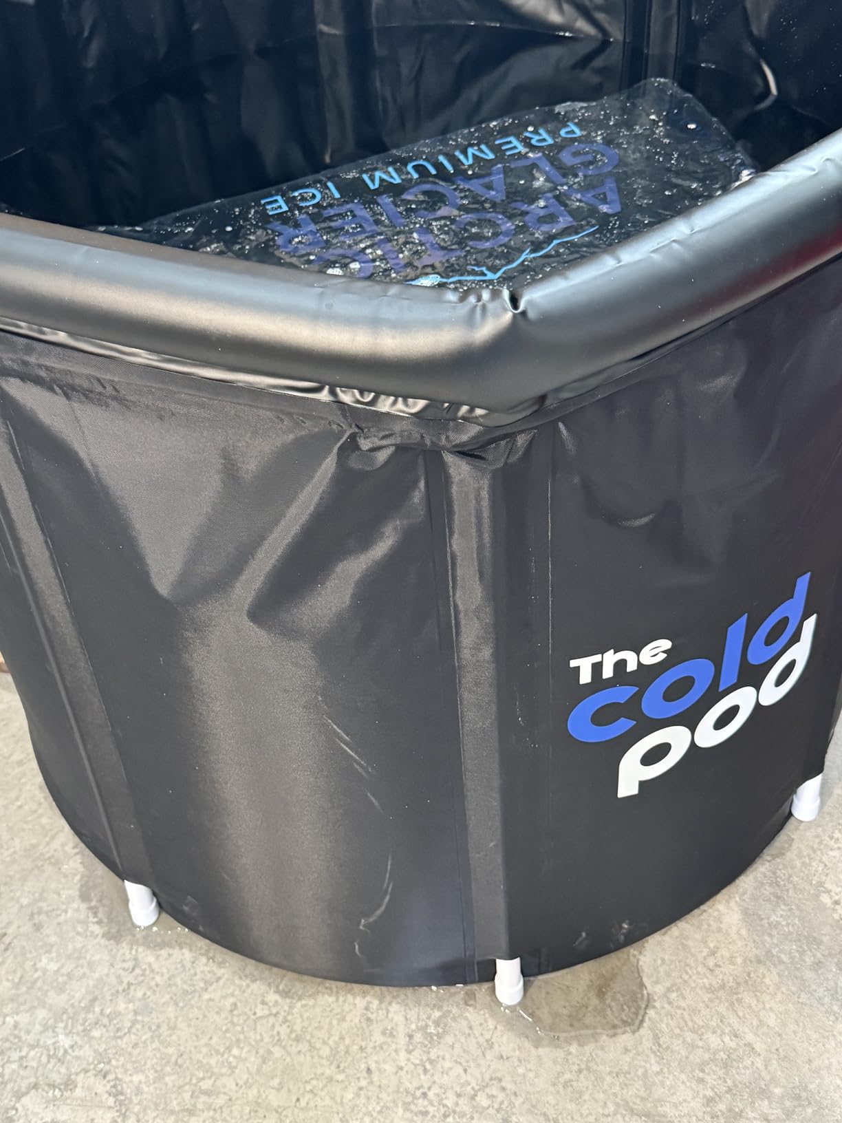 The Cold Pod Ice Bath Tub for Athletes XL: Cold Plunge Tub Outdoor with Cover,116 Gallons Portable Ice Bath Cold Water Therapy Plunge Pool,Large Ice Tub for Cold Dippers at Home customer photo 2