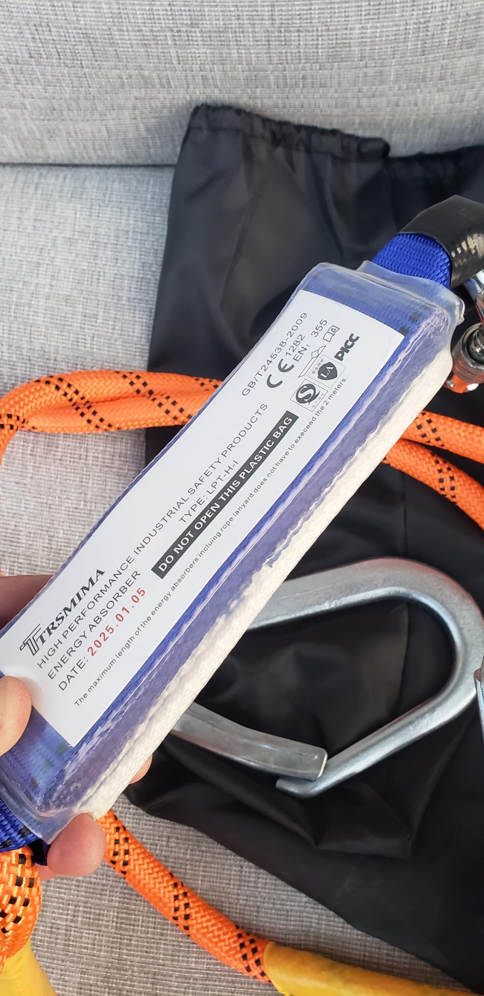 TT TRSMIMA Safety Harness Fall Protection Kit: Full Body Roofing harnesses customer photo 1