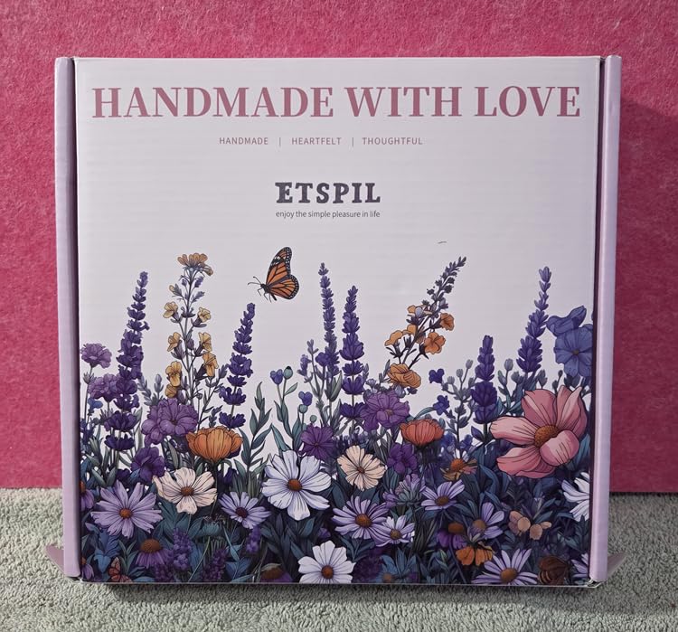 ETSPIL Embroidery Kit for Beginners, 4K Step-by-Step Video, Adults, Gift | 33 Stitches, No-Wash Pre-Printed Pattern, Magnetic Needle Minder, Bound Guide & Storage Tube - Calming Craft for Women customer photo 1