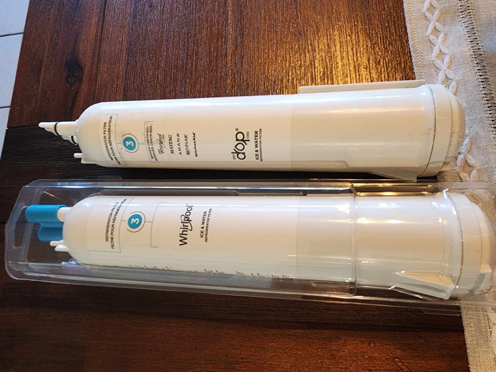 Whirlpool Refrigerator Ice & Water Filter 3, WHR3RXD1, 1-Pack | NSF Certified to Reduce 73 Contaminants Including Lead, Pesticides & Pharmaceuticals customer photo 1