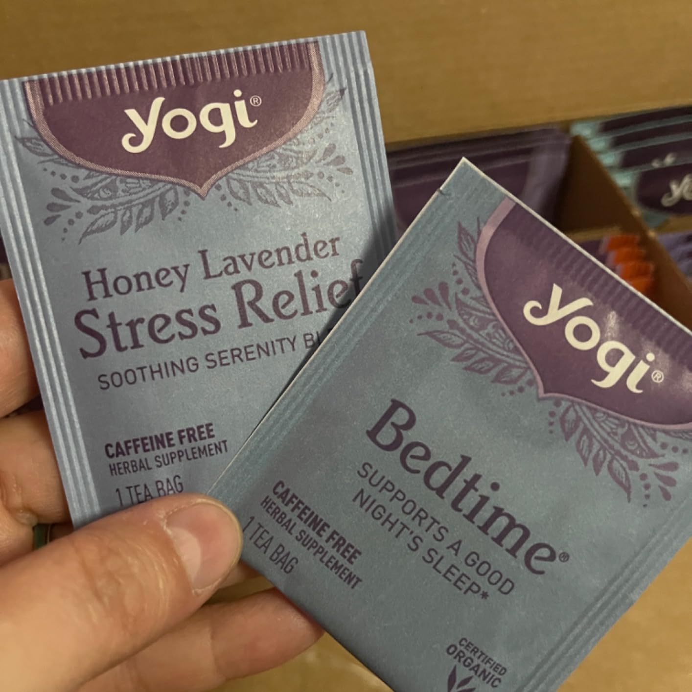 Yogi Relaxation Sampler Box, 32 Tea Bags customer photo 2