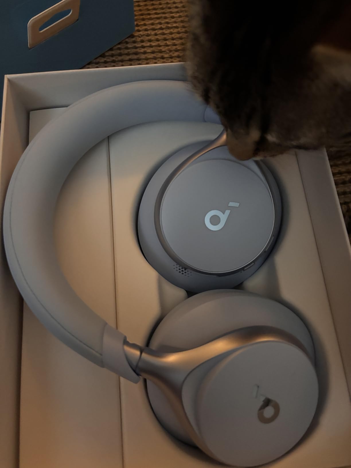 Soundcore Anker Space One ANC Over-Ear Headphones, Voice Reduction | Active Noise Cancelling, Comfortable Fit, Bluetooth, 40H ANC Playtime, App Control, LDAC Hi-Res, 3 Mics with AI, Travel-Ready customer photo 1