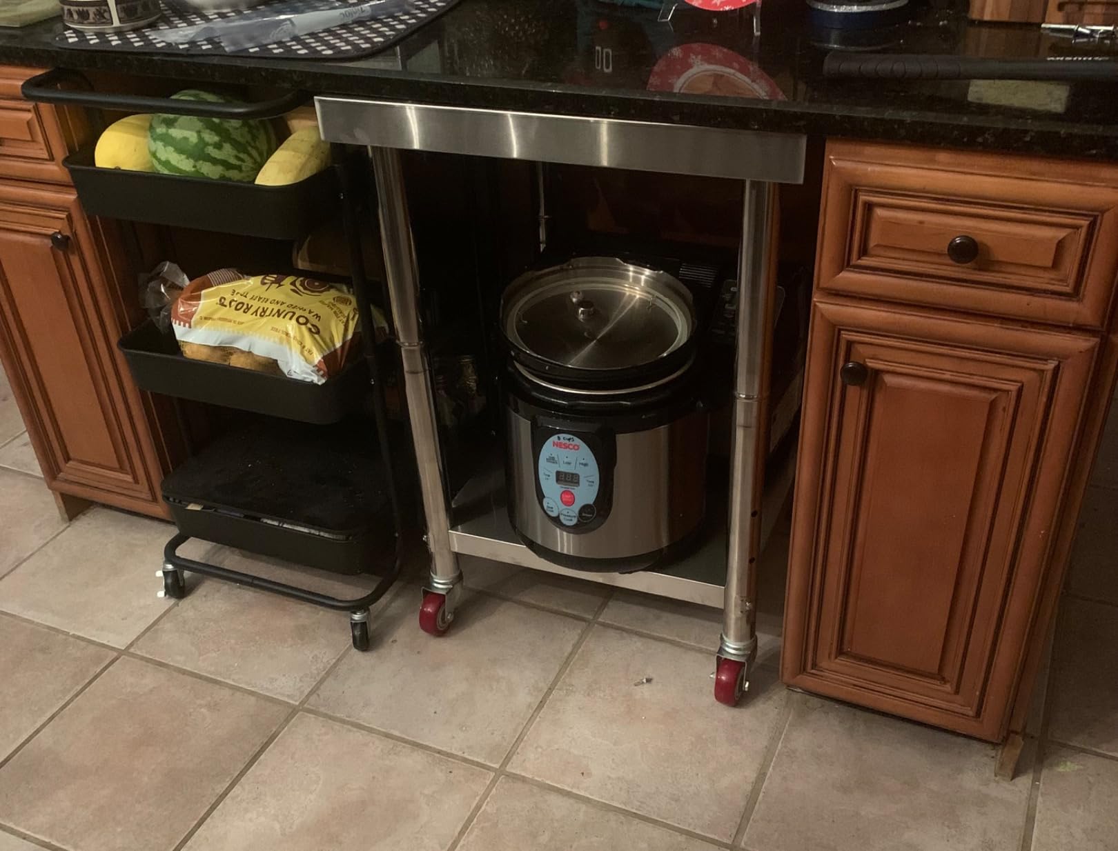 KUARBARR Stainless Steel Table for Prep & Work with 4 Caster Wheels with Adjustable Undershelf 24 x 30 NSF Metal Commercial Kitchen Worktable for Restaurant Home Outdoor customer photo 1