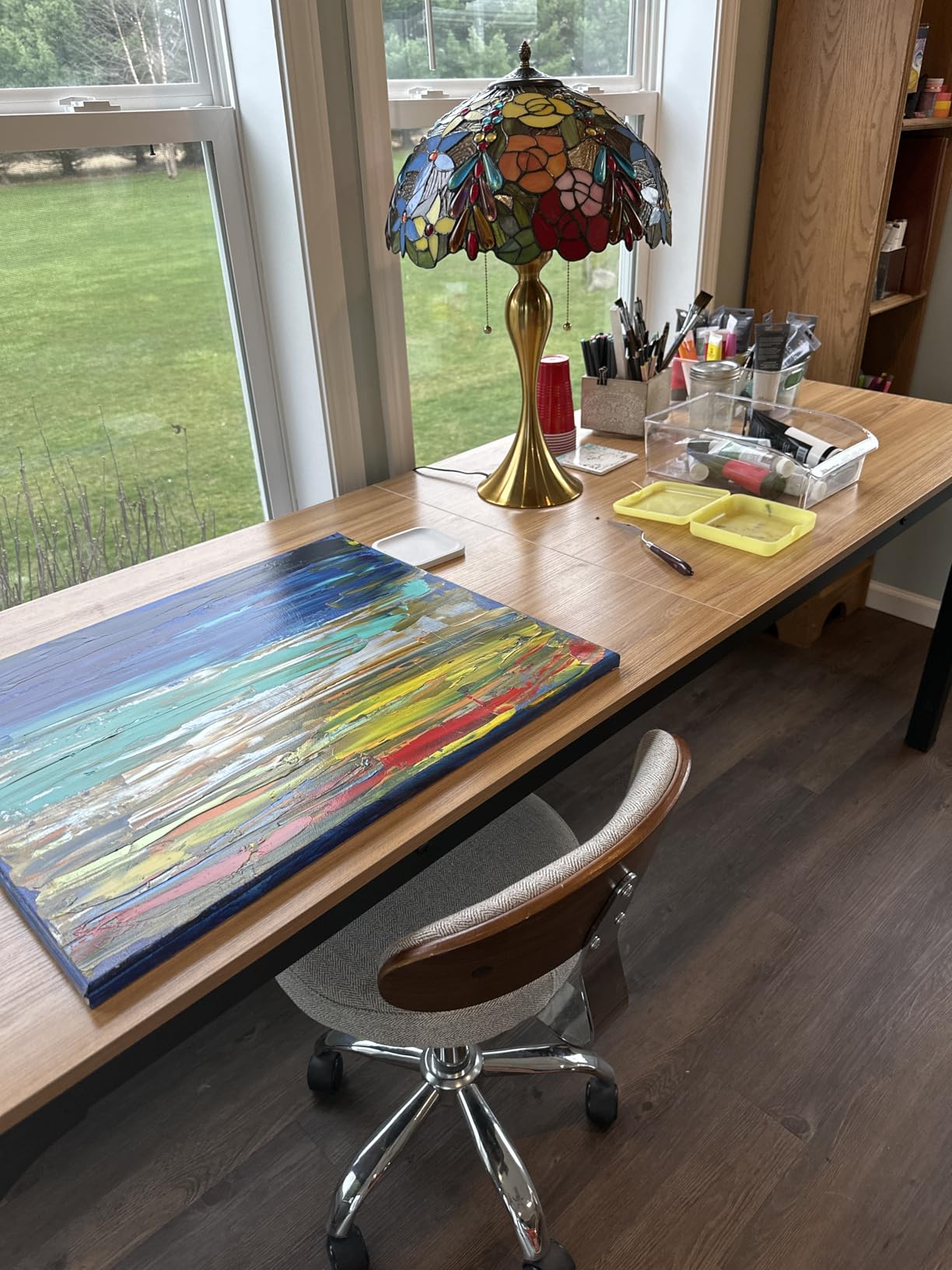 Tribesigns 6.5FT Conference Table, 78.7-Inch Rectangle Meeting Seminar Table, Large Business Tables for 6-8 People (Only Table) customer photo 2
