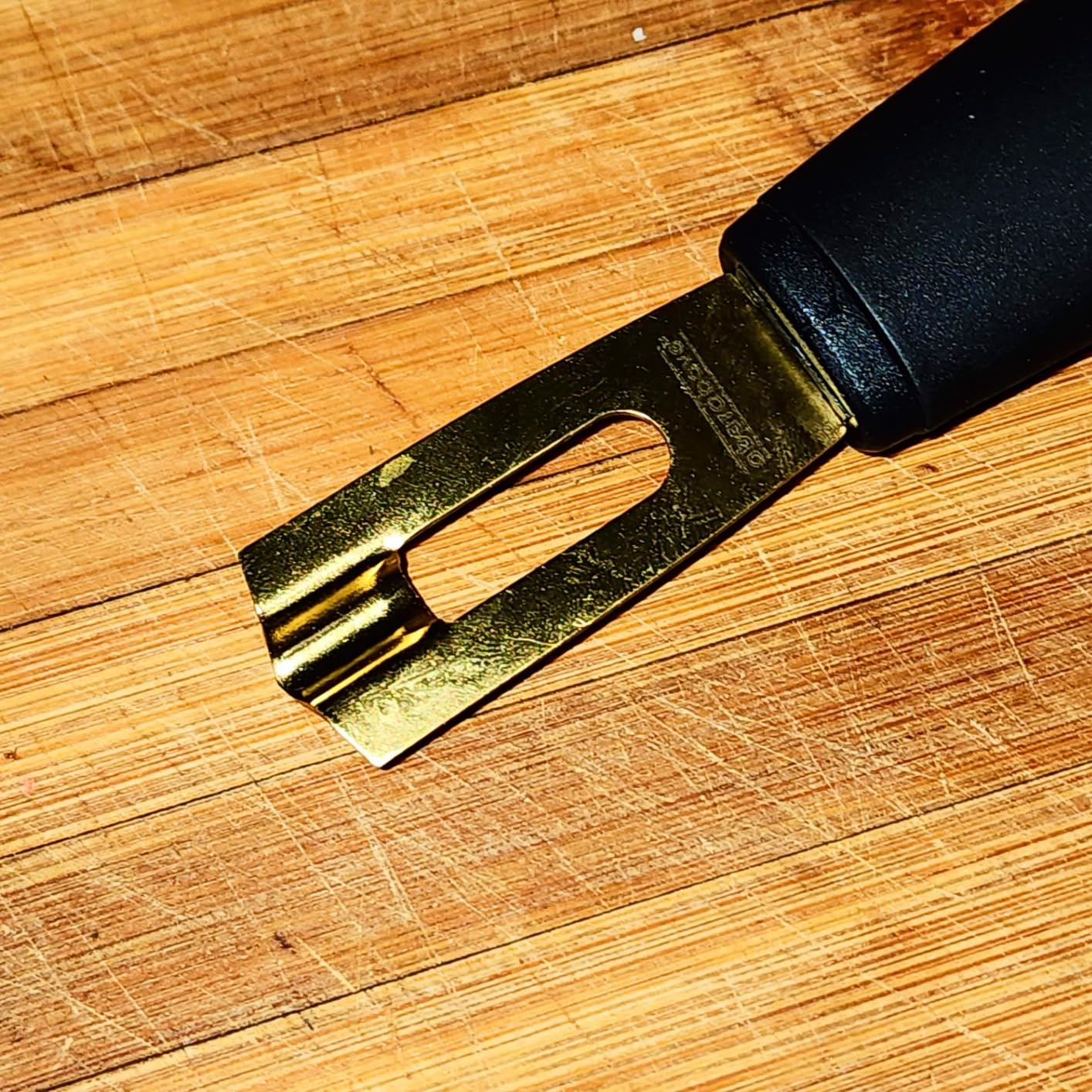 A Bar Above Channel Knife, Black Ergonomic Handle Stainless Steel Blade | Chef Grade Citrus Garnish Tool, Zester and Fruit Peeler, For Cocktails, Culinary Presentation, Kitchen and Bar Use, Handy Fit customer photo 2