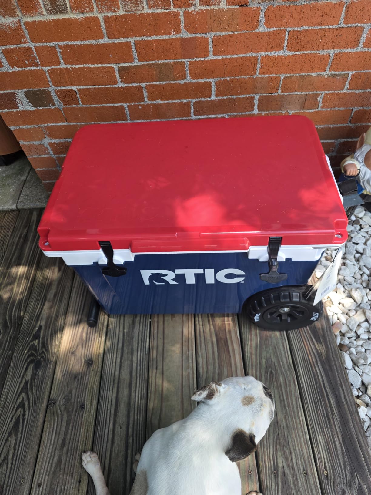 RTIC 52 QT Ultra-Light Wheeled Hard Cooler | Insulated, Ice Chest Box, Beach, Drink, Beverage, Camping, Picnic, Fishing, Barbecue, 30% Lighter Than Rotomolded customer photo 1