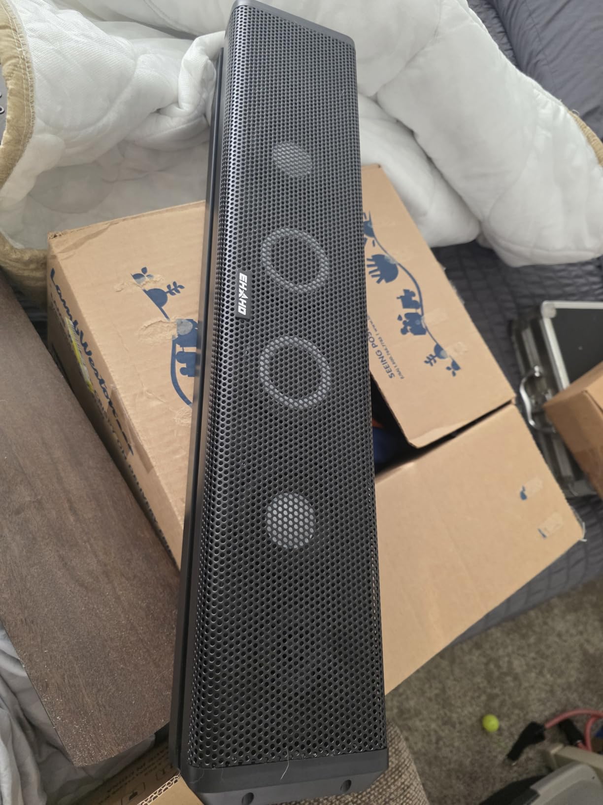 Ehaho 25 Inch 6-Speaker UTV Sound Bar with Bluetooth, RGB, IP66 Waterproof customer photo 1
