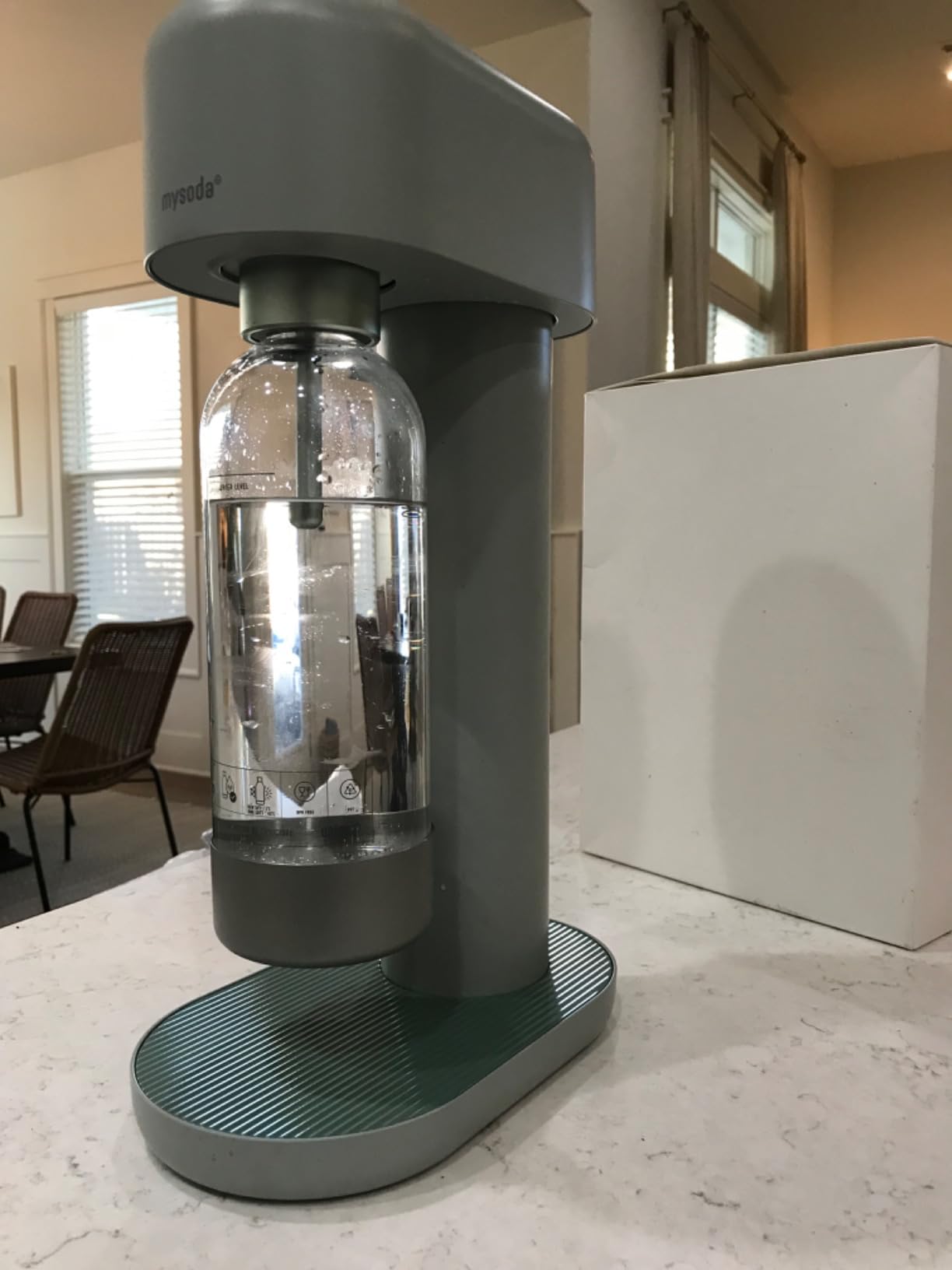 Mysoda Ruby 2 Sparkling Water Maker - with 1L Bottle - Black Copper customer photo 2