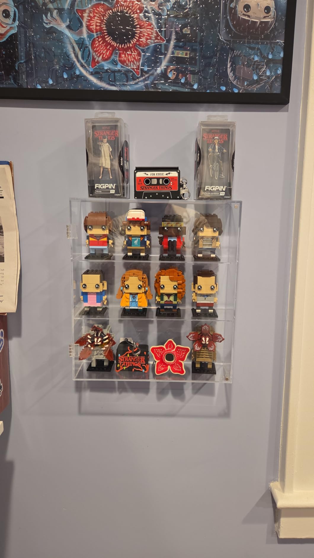 AITEE 3 Tiers Acrylic Display Case for Mini Funko Pop on Wall or Desktop customer photo 2