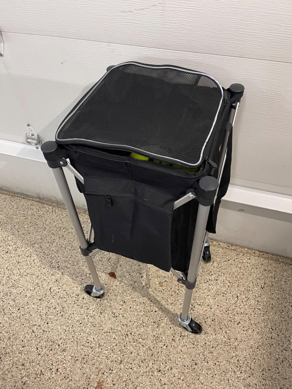 Angooni Professional Tennis Cart, 150/240 Ball Capacity, Silent PU Wheels customer photo 1