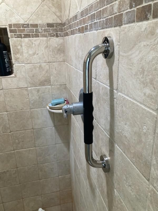 Gotega 16 Inch Shower Grab Bars for Seniors, Anti Slip Handicap Grab Bars customer photo 2