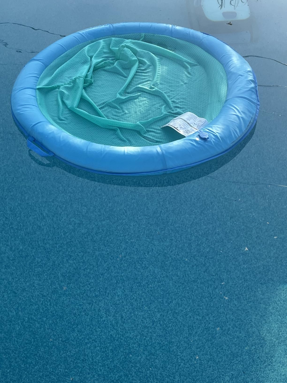 SwimWays Spring Float Premium Papasan Pool Lounger with Breathable Mesh Seat, Inflatable Pool Floats for Adults with Fast Inflation, for Ages 15 & Up customer photo 1