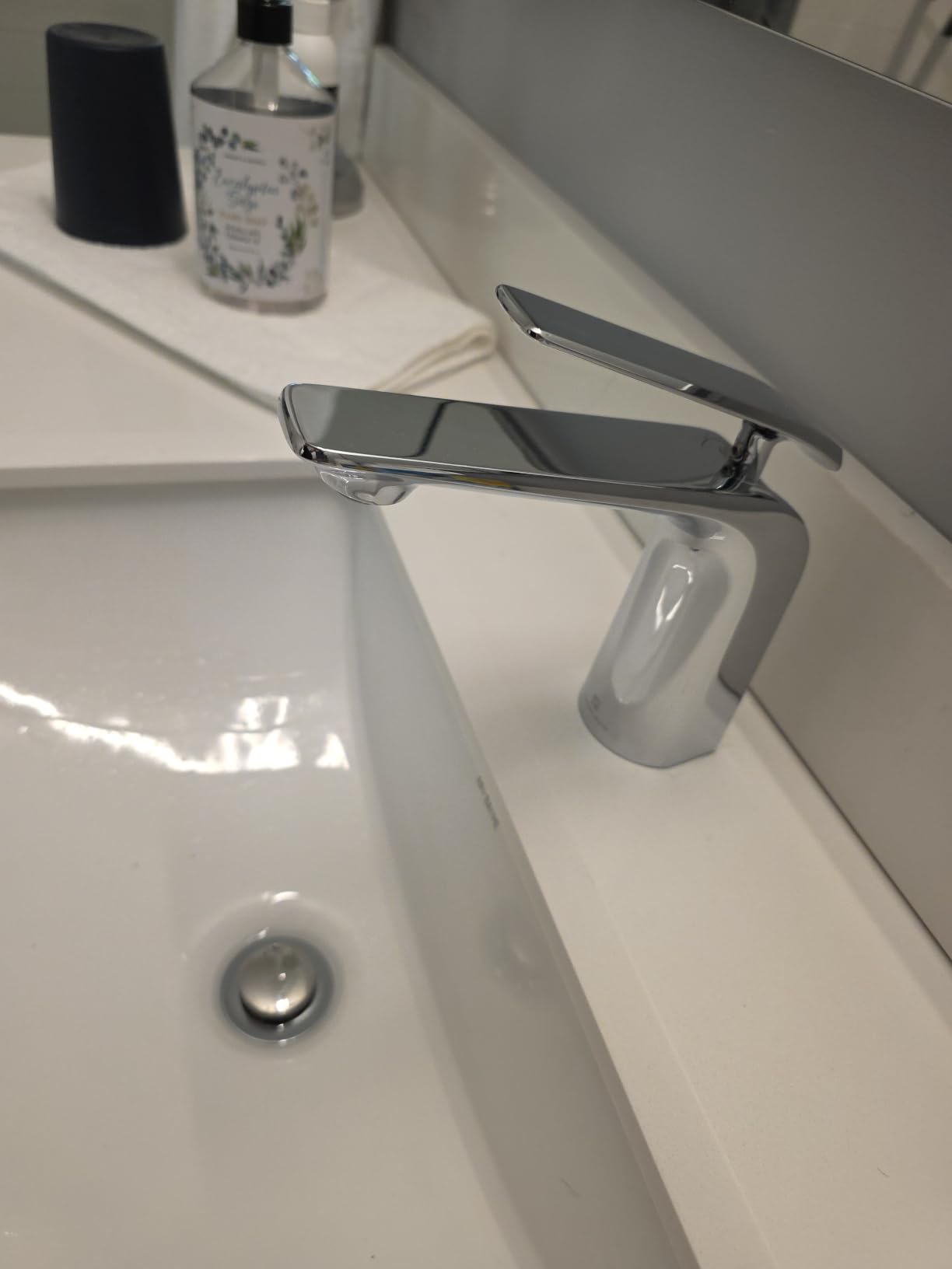 TOCALOCA Tall Vessel Sink Faucet Chrome Bathroom Mixer Tap 1 Hole 1 Handle customer photo 2