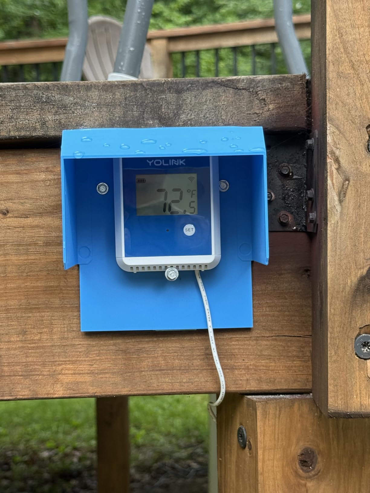YoLink Smart X3 Version Outdoor Temperature Data Logger with Probe, Thermometer, 1/4 Mile Range, 5+ Years Battery Life, Emails, Text, App Alerts, Alexa, IFTTT. Pool, Hot Tub, Fish Tank. Hub Required! customer photo 1