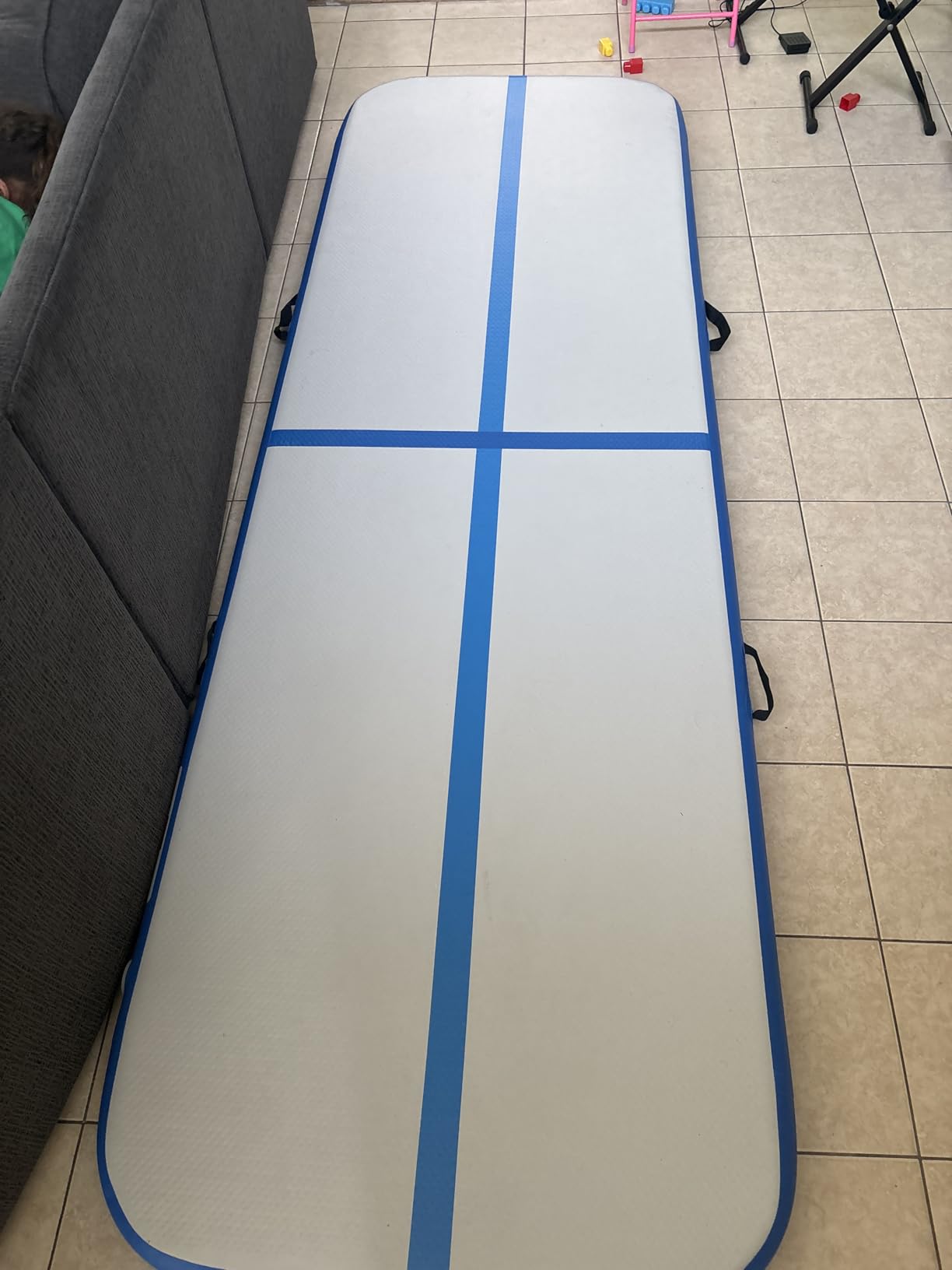 Inflatable Air Gymnastics Tumbling Mat 6ft 10ft 13ft 16ft 20ft customer photo 1