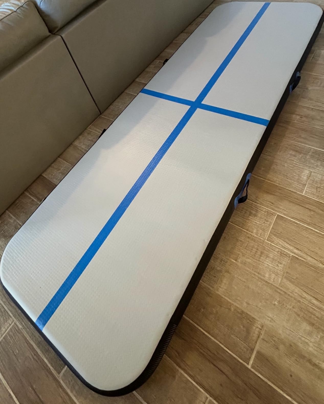 Inflatable Air Gymnastics Tumbling Mat 6ft 10ft 13ft 16ft 20ft customer photo 2
