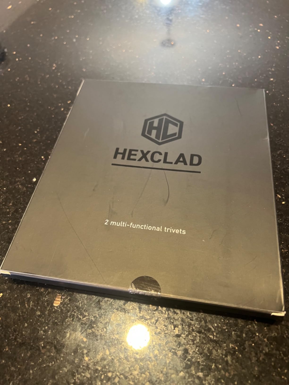 HexClad 2 Pack Black Hexagonal Silicone Trivets Nonslip Hot Pads customer photo 2