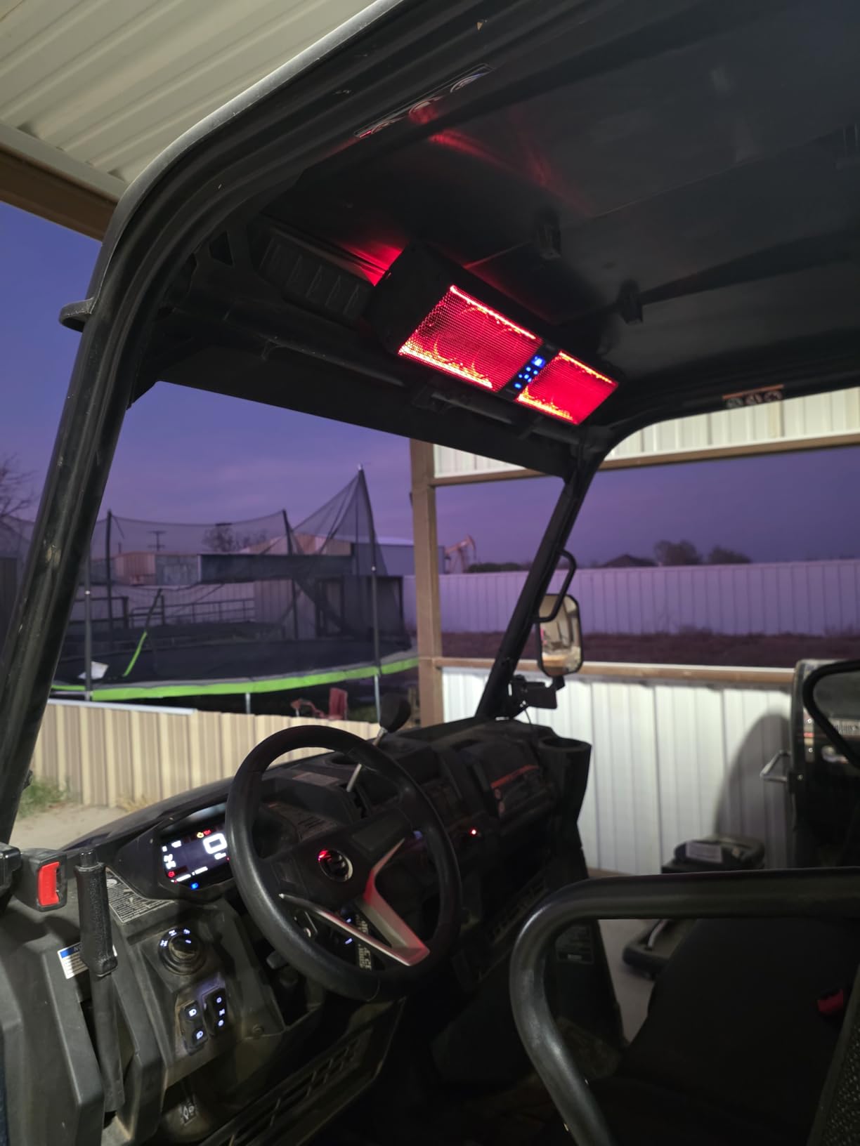KEMIMOTO 6-Speaker Metal UTV Sound Bar Compatible with RZR Can-Am Golf ATV customer photo 1