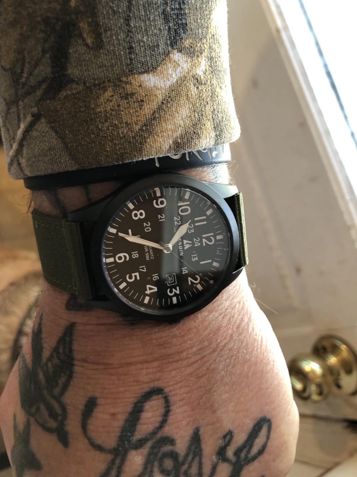 LN LENQIN Mens Watches Military Sport Analog Quartz Watch for Men customer photo 2
