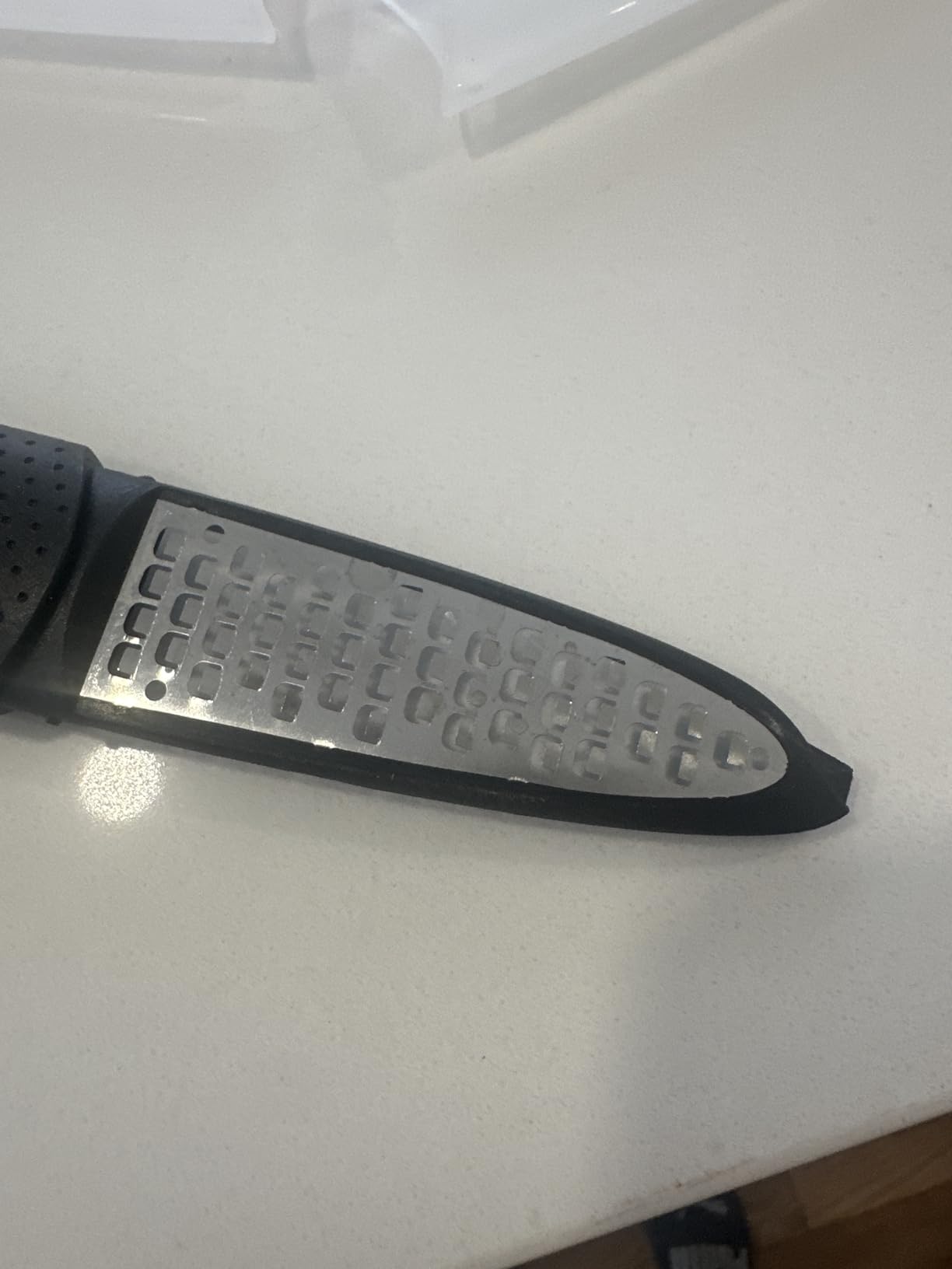 Stainless Steel Citrus Lemon Zester Garlic Grater w/Channel Knife Black | Ultra Sharp 2-in-1 Dishwasher Safe & Protect Cover Multi Purpose for Parmesan Nutmeg Lime Spice Ginger Professional Grade customer photo 2