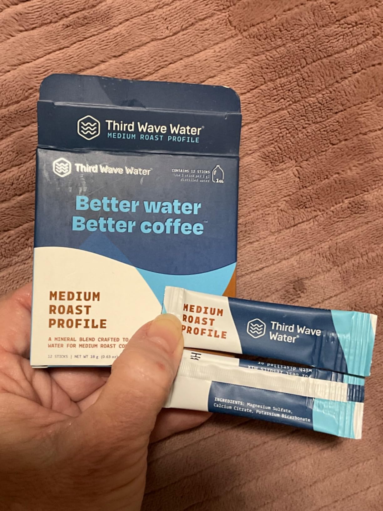 Third Wave Water Medium Roast For Brewing The Best Coffee12 Single Gallon Sticks, As Seen On Shark Tank customer photo 1
