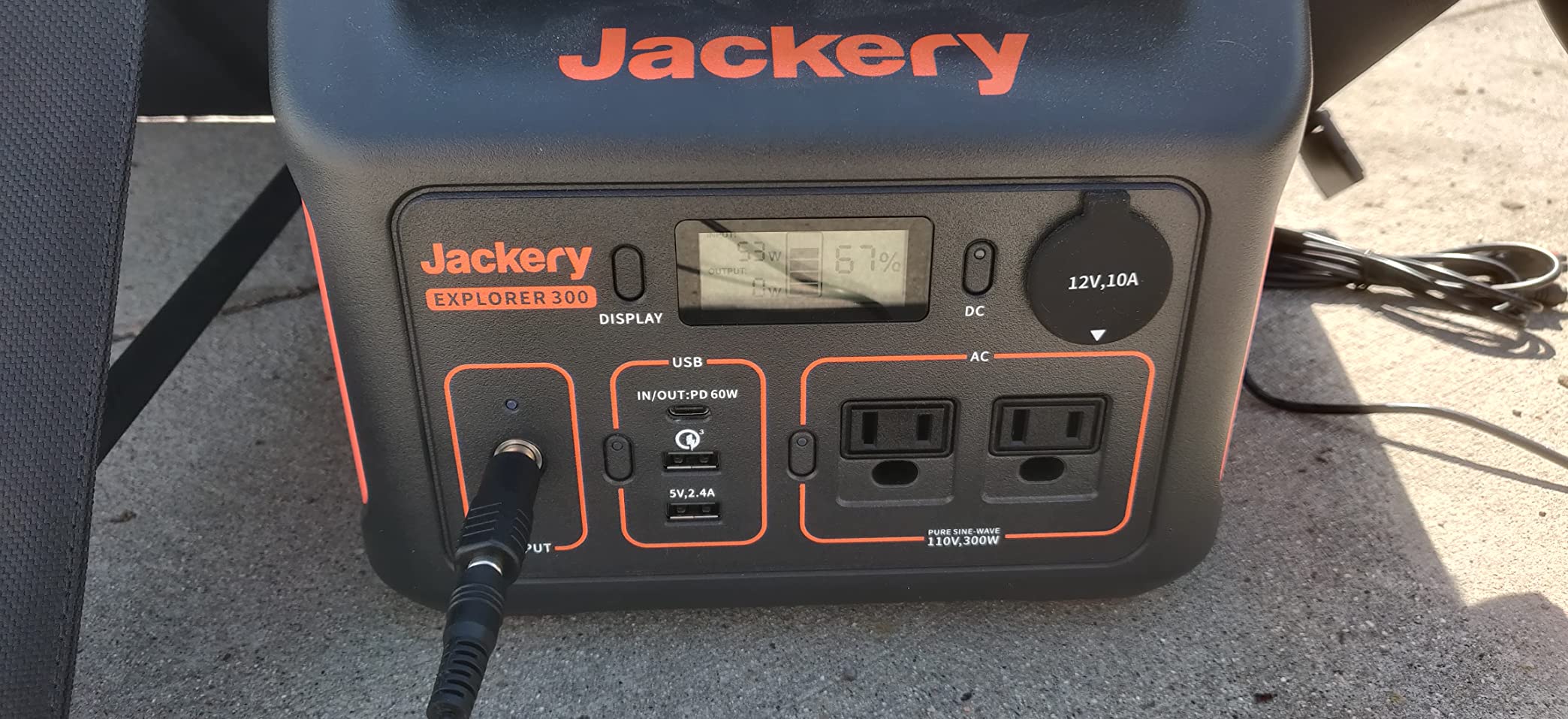 Powkey 40W Portable Solar Panel for 100W~200W Portable Power Station customer photo 2