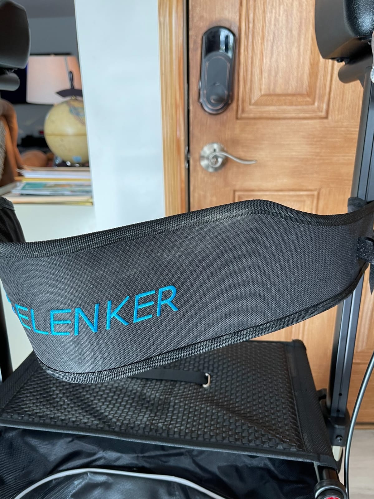 ELENKER Upright Rollator Walker, Stand up Rolling Walker with Seat, Compact Folding Design for Seniors, Purple customer photo 1