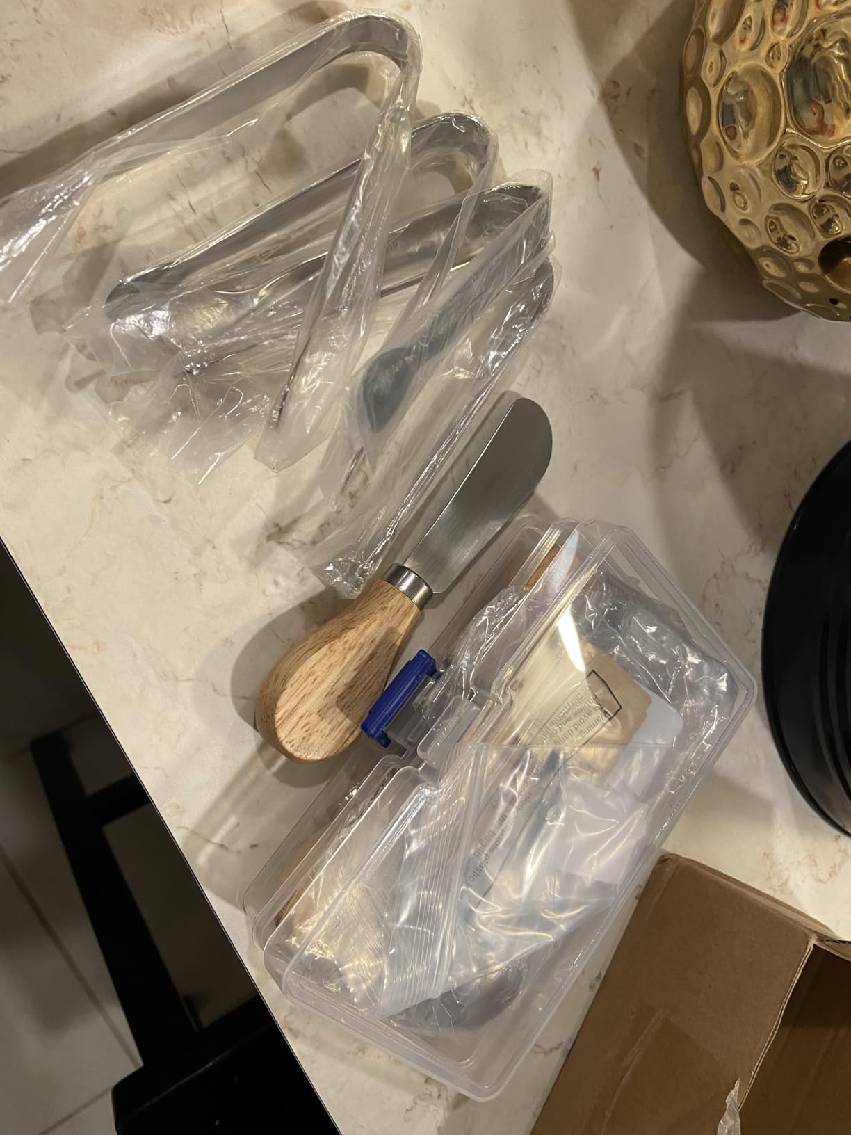 Charcuterie Boards Set, Bamboo Cheese Tray with Serving Accessories customer photo 1