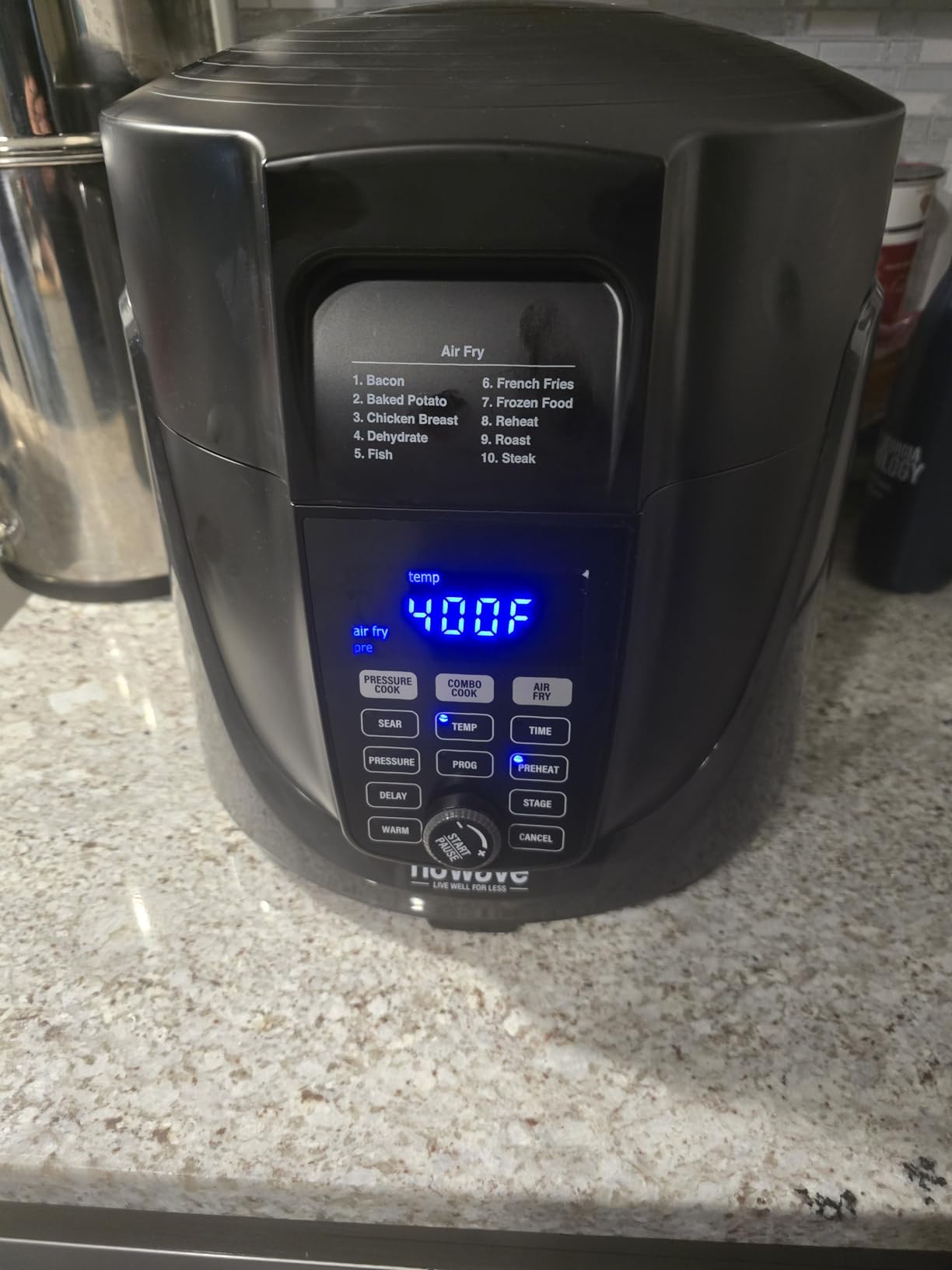 Nuwave Duet Air Fryer, Electric Pressure Cooker & Grill Combo, 450-in-1 customer photo 2