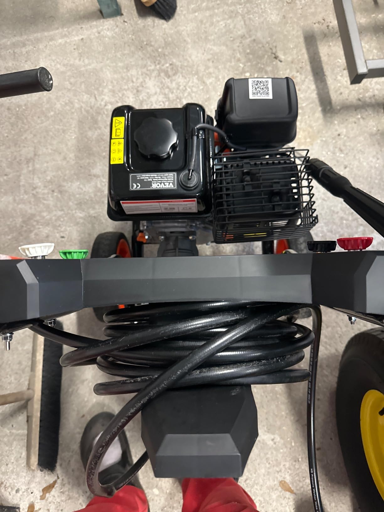 VEVOR Gas Powered Pressure Washer 3400 PSI 2.6 GPM, with Spray Gun and Extension Wand, 5 Quick Connect Nozzles, Copper Pump customer photo 2