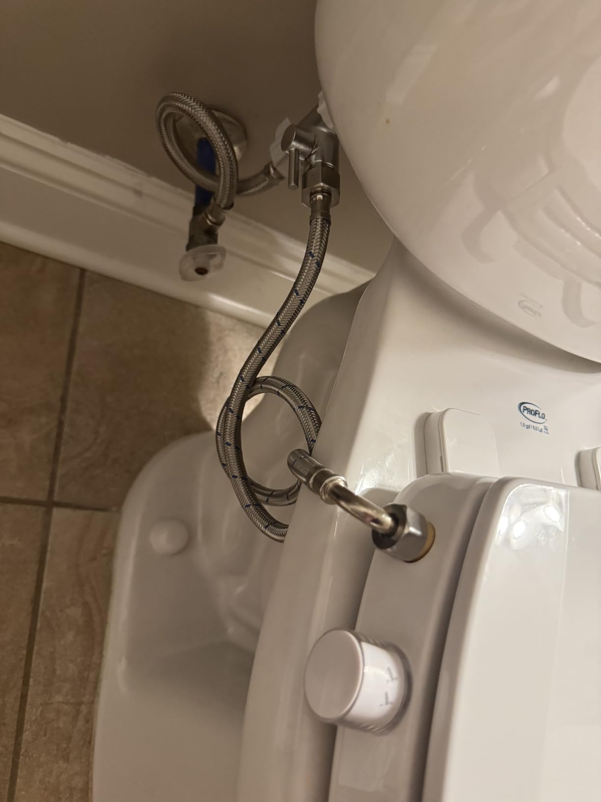 Clirass Elongated Bidet Toilet Seat with Quiet-Close, Non-Electric Bidet Mode with Dual Nozzles, Fit Elongated Toilet Seat, Adjustable Water Pressure with Brass inlet (Elongated) customer photo 2