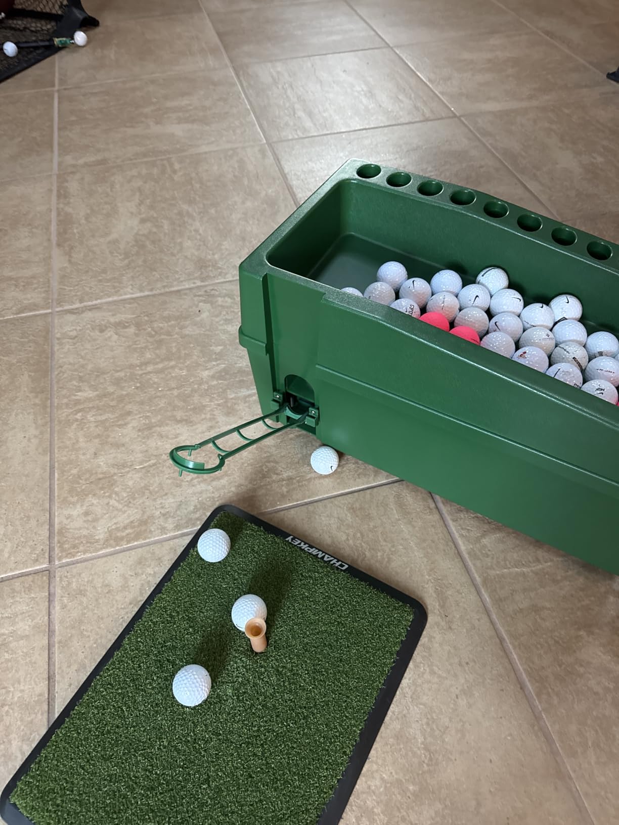JJM Automatic Golf Ball Dispenser for Indoor Simulators and Golf Training customer photo 1