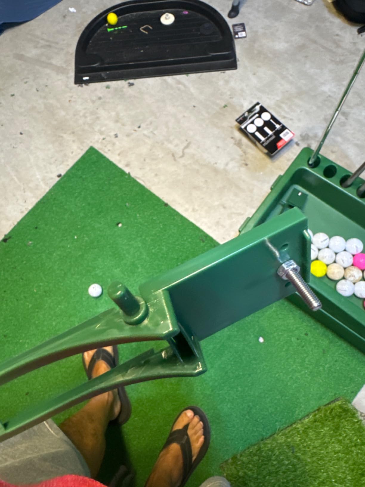 JJM Automatic Golf Ball Dispenser for Indoor Simulators and Golf Training customer photo 2