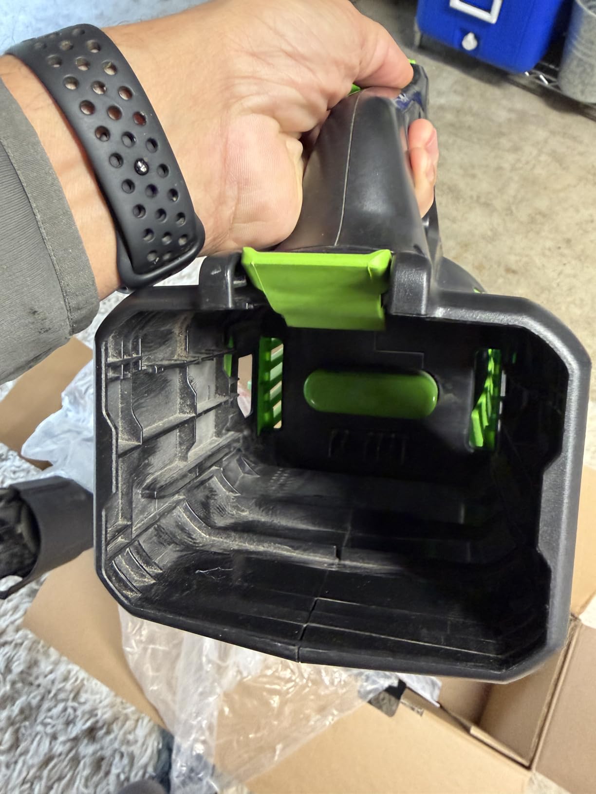 Greenworks 80V Electric Leaf Blower, 770 CFM, 4.0 Ah Battery and Charger customer photo 1