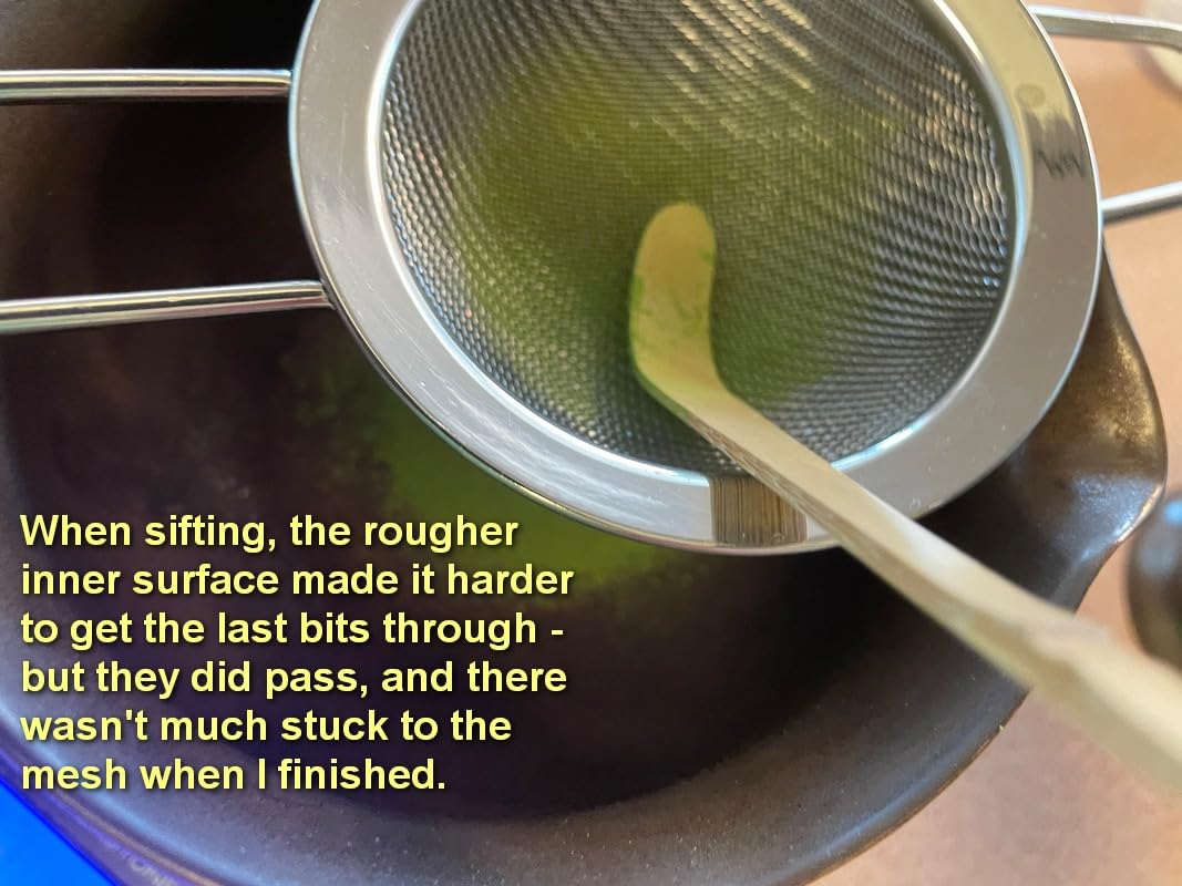 Naoki Matcha Large Stainless Steel Matcha Tea Sifter with Handle Matcha Set customer photo 2