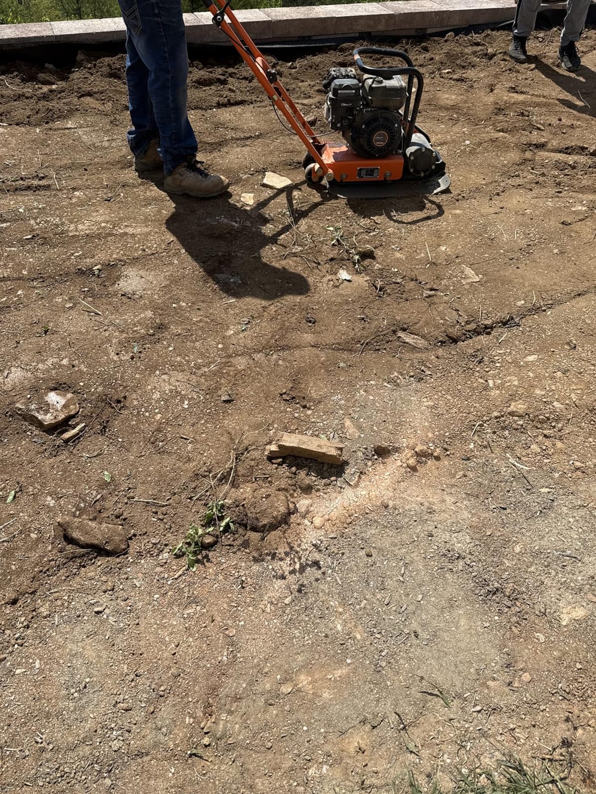 VEVOR Plate Compactor, 6.5 HP 196cc Gas Engine, 2360 lbs Compaction Force | 22.1 x 15.9 in Plate, Heavy-Duty 5600 VPM Power Jumping Jack Vibratory Tamper for Walkways, Asphalt, Pavers, and Landscaping customer photo 1